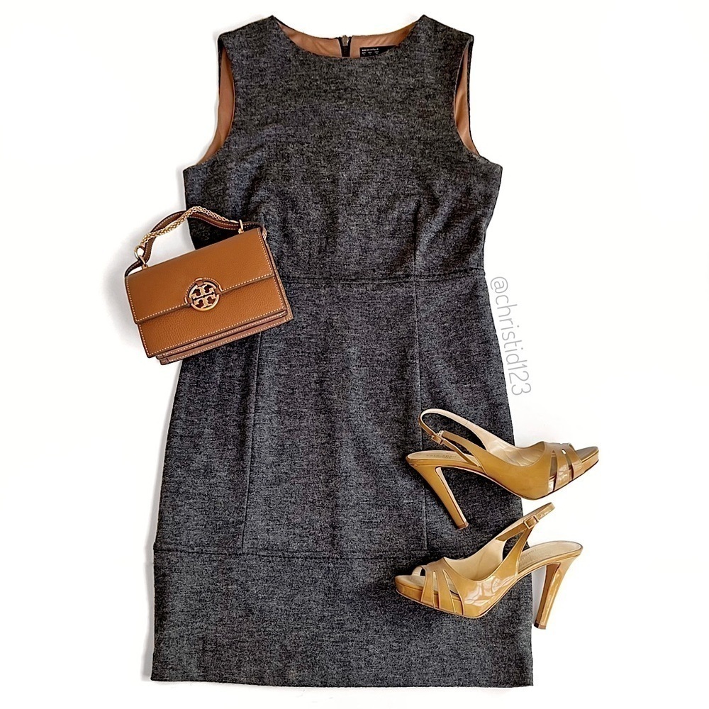 Zara Wool Blend Sleeveless Dress